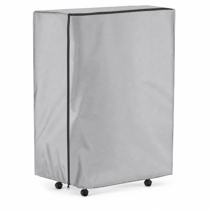Outdoor Waterproof Folding Bed Cover Dust Protector for Guest Bed Gray 85x33x107cm
