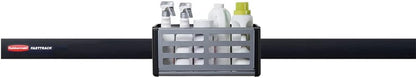 Rubbermaid FastTrack Rail Access Bin - Versatile Garage Organizer for Sports & Gardening Supplies | Durable Storage Solution