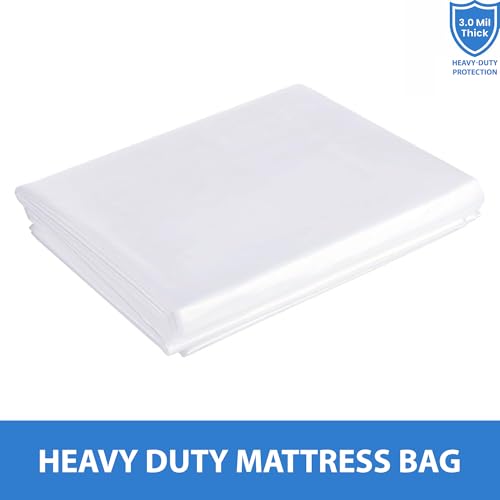 Queen Mattress Storage Bag Heavy-Duty Waterproof Protector - Tear Resistant