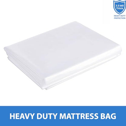 Queen Mattress Bag for Moving & Storage Heavy-Duty Waterproof Cover