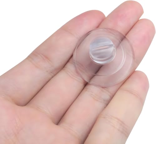 48 Pack Clear Suction Cup Hooks for String Lights & Home Decor