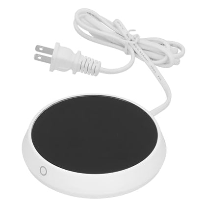 Coffee Cup Warmer with Auto Shut Off, 18W, White - Desk Beverage Heater