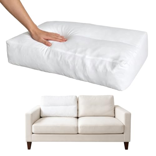 31x18x6 Inch Couch Back Cushion Replacement 2 Pack - Thick Support