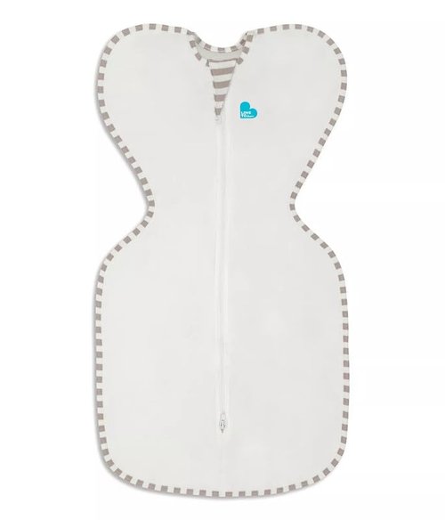 Love To Dream Organic Swaddle - Baby Sleep Sack for Newborns | Self-Soothing Design, 1.0 Tog, Small (5-8.5 lbs), Cream
