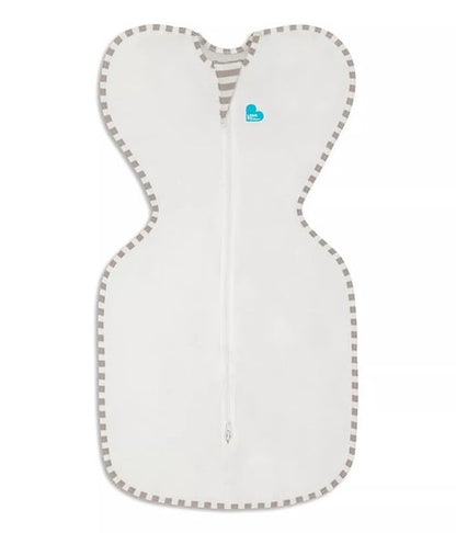 Love To Dream Organic Swaddle - Baby Sleep Sack for Newborns | Self-Soothing Design, 1.0 Tog, Small (5-8.5 lbs), Cream