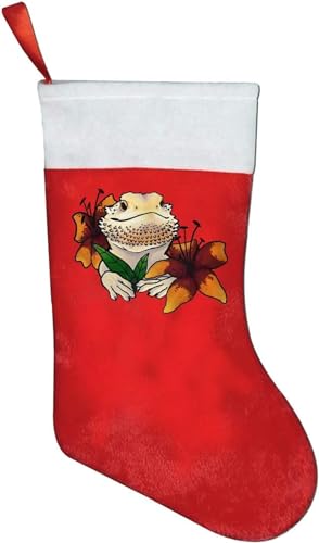 Bearded Dragon Christmas Stockings - Xmas Hanging Holiday Decor