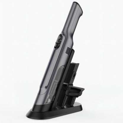 PROMOMO Cordless Handheld Vacuum Cleaner with 2x Suction, Dust Cup, Charging Dock - Stardust Silver