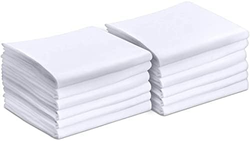 Utopia Bedding Standard Pillow Cases - 12 Pack - Soft Brushed Microfiber | Fade & Shrinkage Resistant - 20" x 26" White