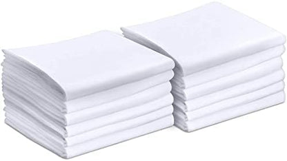 Utopia Bedding Standard Pillow Cases - 12 Pack - Soft Brushed Microfiber | Fade & Shrinkage Resistant - 20" x 26" White