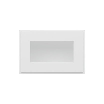 Furinno Shaker Wall Kitchen Cabinet, with Single Door, Glass Not Included, Ready to Assemble, 12 D x 18 W x 12 H, White