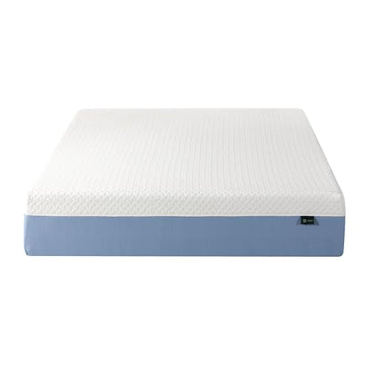 Zinus 12 Inch Queen Cooling Essential Memory Foam Mattress [NewVersion], Fiberglass Free, Medium Feel, Breathable Cooling Layers, Certified Safe Materials