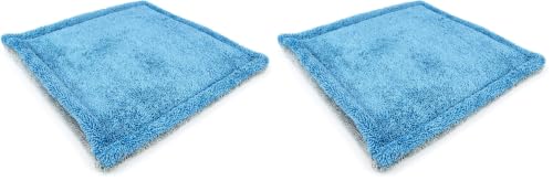 Autofiber Dreadnought Drying Cover for Mitt on a Stick 12x12 Inches - Pack of 2, Blue/Gray