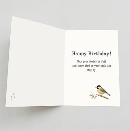 Funny Bird Watching Birthday Card for Husband - BT-496