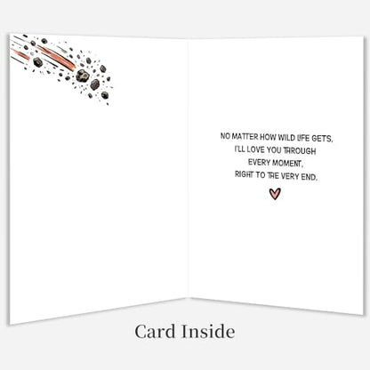 Anniversary Card for Husband Wife - Dinosaur Love Theme - ACH-225