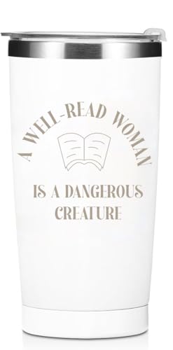 Book Lover Tumbler - 20oz Stainless Steel Insulated Water Bottle - Funny Reading Gift - Variation of THIS listing