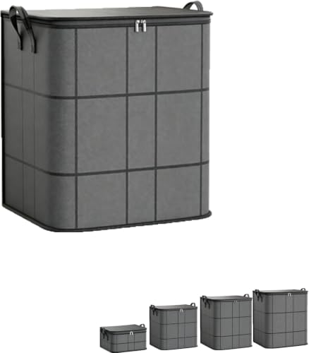 Large Capacity Moving Storage Bag with Reinforced Handles - Foldable Fabric Organizer, 180L