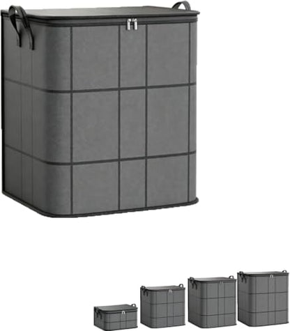 Large Capacity Moving Storage Bag with Reinforced Handles - Foldable Fabric Organizer, 180L