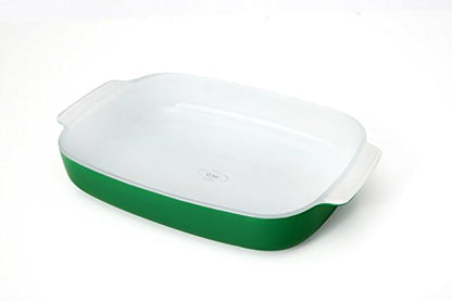 Creo SmartGlass Cookware, 3-quart Baking Dish, Bali Green