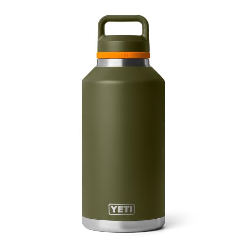 YETI 64 oz Water Bottle with Chug Cap - Olive & King Crab Orange