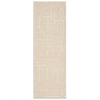 Well Woven Serenity Soft Linen Ivory Extra-Long Hallway Runner Rug 2'2" x 20' Variation
