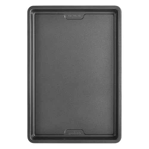 GoodCook PRO Medium Baking Sheet Pan Nonstick Warp & Scratch-Resistant Dishwasher-Safe Carbon Steel Construction for Even Baking Oven Safe to 480¡ÆF, 10 x 15-Inch, Gray