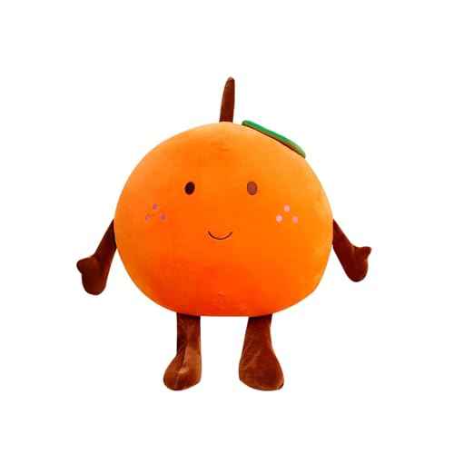 Orange Plush Pillow, Fruit Stuffed Animal, Food Plush Pillow, Gift for Kids, Adults, Boys, Girls(15.7 inch)