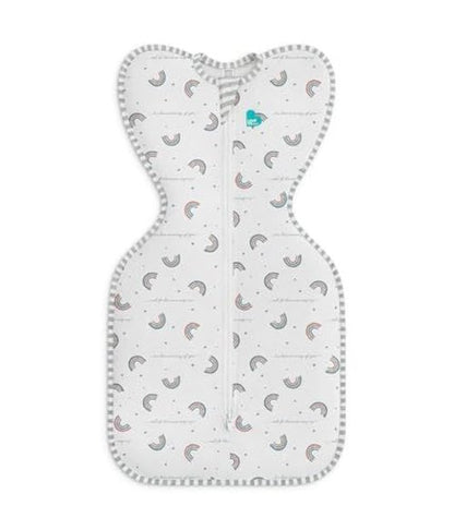 Love To Dream Swaddle UP - Baby Sleep Sack for Self-Soothing | Snug Fit, 1.0 TOG, Newborn 5-8.5lbs, Rainbow Dream