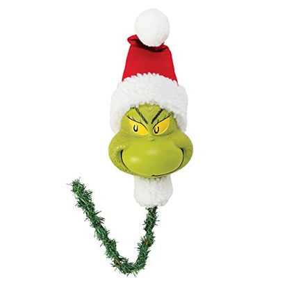 Christmas Tree Topper Set with Grinch Figurine - Holiday Decor, 8 Inch, Multicolor