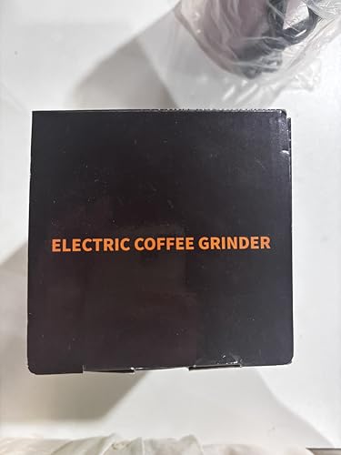 Coffee Grinder Electric, Espresso Coffee Bean Spices Grinder, Coffee Blade Grinders, One Touch Portable Grinder, for Coffee Bean, Spices, Herbs, Nuts, Grains, Black