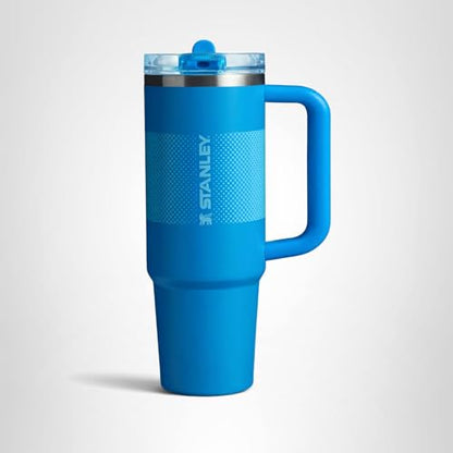 STANLEY Quencher ProTour Flip Straw Tumbler with Leakproof Lid 30 oz | Built-in Straw and Handle | Cup Holder Compatible for Travel | insulated Stainless Steel Cup | BPA-Free | Azure Fade