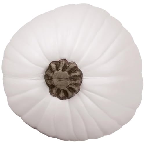 Cream Craft Pumpkin 13in for Fall Halloween Thanksgiving Personalization