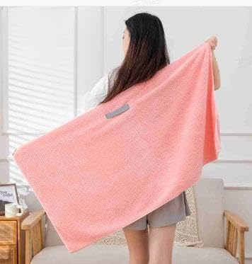 Pink Microfiber Hair Towels Pack for Women - Quick Dry, Absorbent, Gentle on Hair