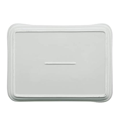 Rachael Ray Solid Glaze Ceramics Bakeware / Lasagna Pan / Baker, Rectangle - 9 Inch x 12 Inch, Light Sea Salt Gray