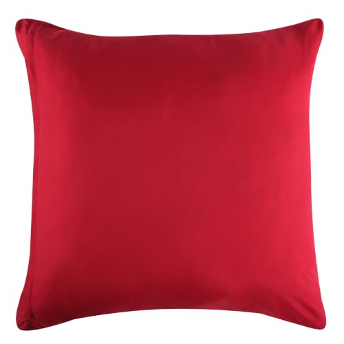 Peppermint Party Holiday Pillow Sham 26x26 Inch Red & White Euro Decorative Bedding