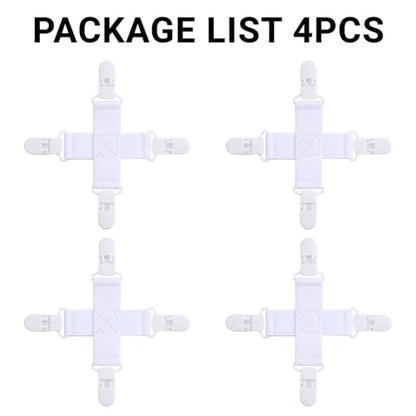 Bed Sheet Detangler Clips for Washer and Dryer - Set of 4