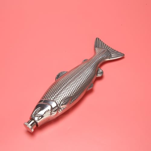10 Pack Fish Shape Stainless Steel Hip Flask 5Oz for Outdoor Drinking