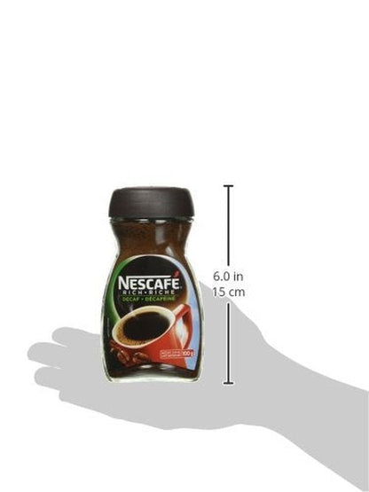 NESCAFÉ RICH Decaffeinated,dark roast Instant Coffee 100g
