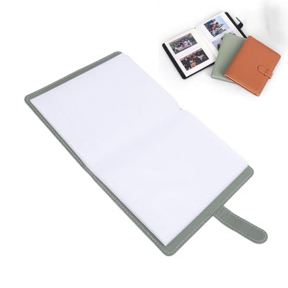 Green 3.5x5 Photo Album for Wide 400, 300, 210 Instant Cameras, 80 Pockets