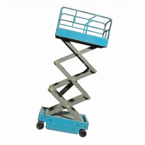 Miniature Construction Vehicle Lift Model for Dioramas - Resin Hand-Finished
