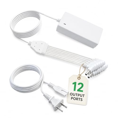 4.5V 5A Multi-Port Power Adapter for Lemax Christmas & Halloween Village Lights