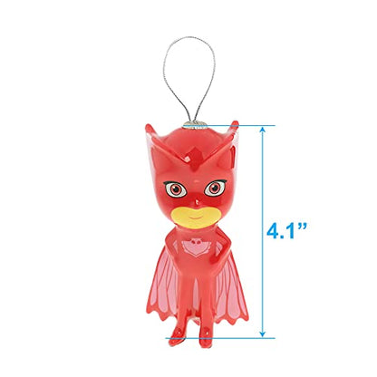 PJ Masks Christmas Ornaments Set - Greg Connor Owlette 3-Pack - Indoor & Outdoor Holiday Decorations