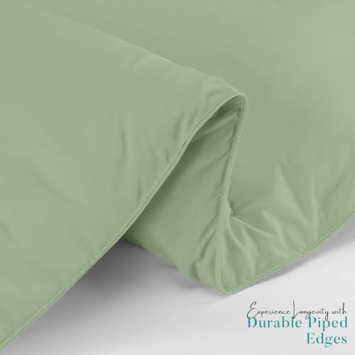 Utopia Bedding Comforter Duvet Insert, Quilted Comforter with Corner Tabs, Box Stitched Down Alternative Comforters Queen Size (Sage Green, Pack of 4)