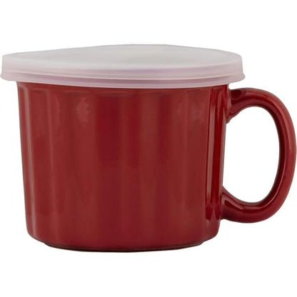 16oz Soup Mug Set with Lid - Turquoise, Microwave & Dishwasher Safe