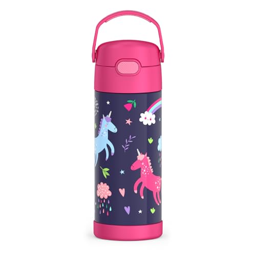 THERMOS 410mL Stainless Steel Non-Licensed FUNtainer® Bottle, Unicorn, 14 oz