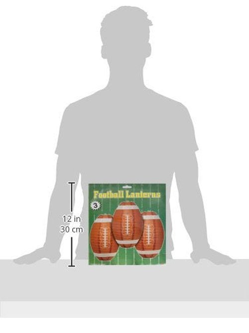 Beistle Football Paper Lanterns