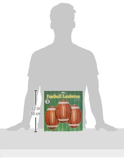 Beistle Football Paper Lanterns