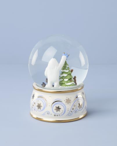 Lenox Rudolph The Red-Nosed Reindeer Snow Globe - Light-Up Holiday Decor