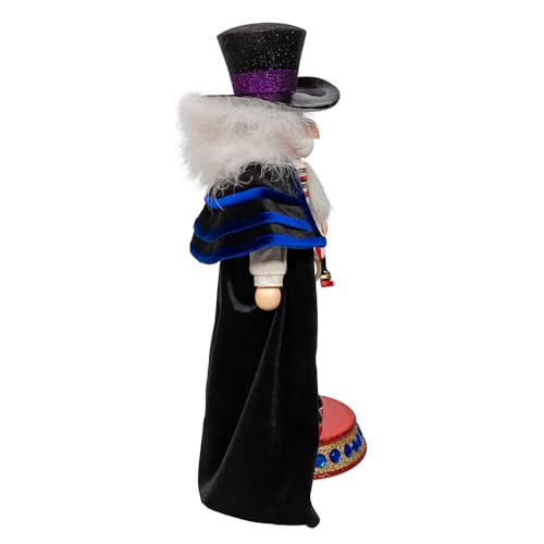15-Inch Hollywood Nutcrackers Drosselmeyer Nutcracker - Festive Holiday Decor