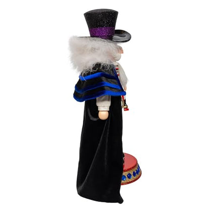 15-Inch Hollywood Nutcrackers Drosselmeyer Nutcracker - Festive Holiday Decor