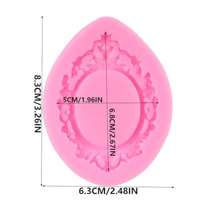 Photo Frame Silicone Mold for Cake Decorating - Style A